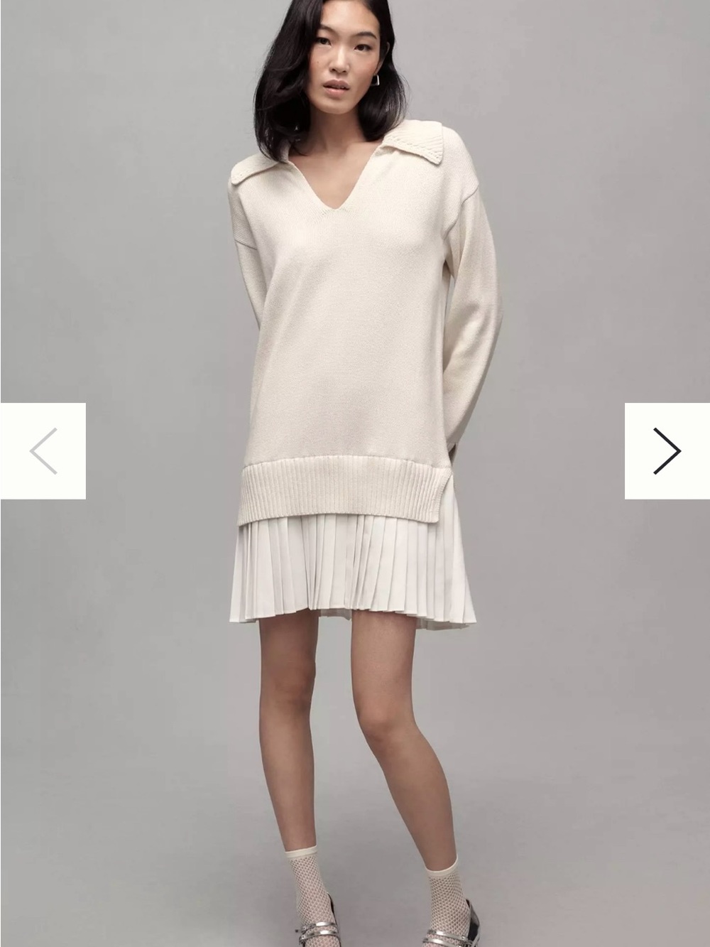 NWOT Anthropologie English Factory Twofer Sweater Dress